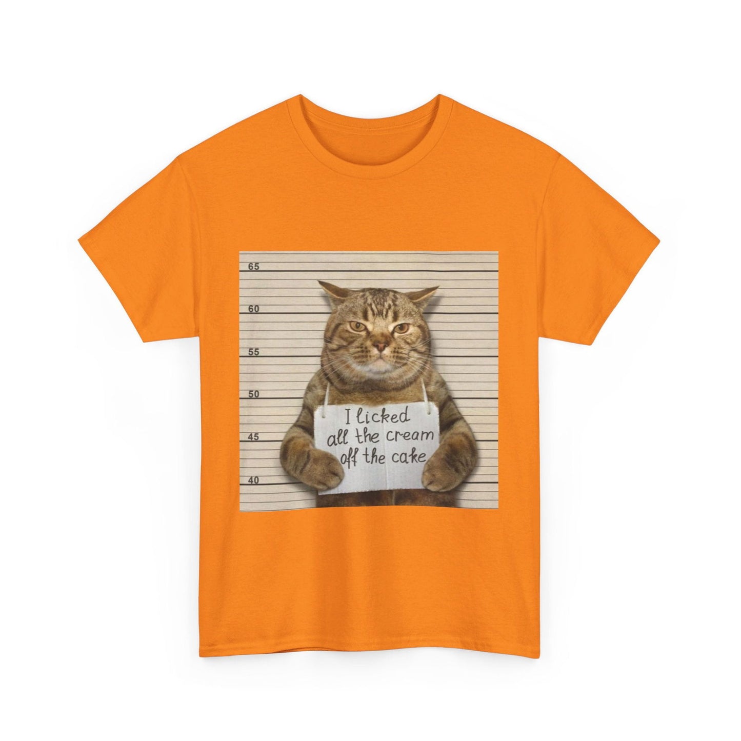 The Cat Did It Unisex Heavy Cotton Tee - S-Mart Shop Smart Treasures