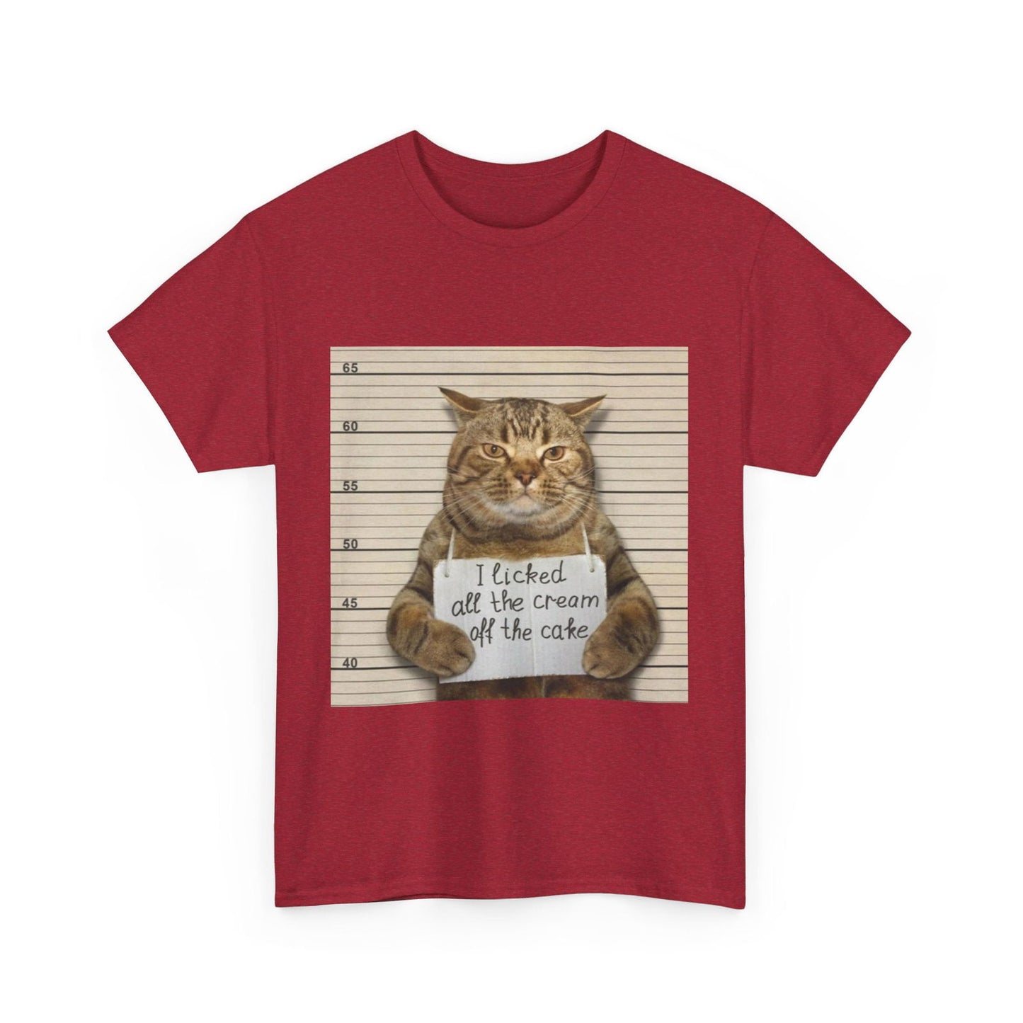 The Cat Did It Unisex Heavy Cotton Tee - S-Mart Shop Smart Treasures