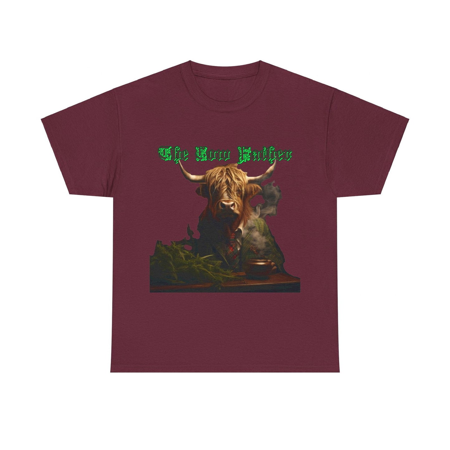 The Cow Father Unisex Heavy Cotton Tee - S-Mart Shop Smart Treasures