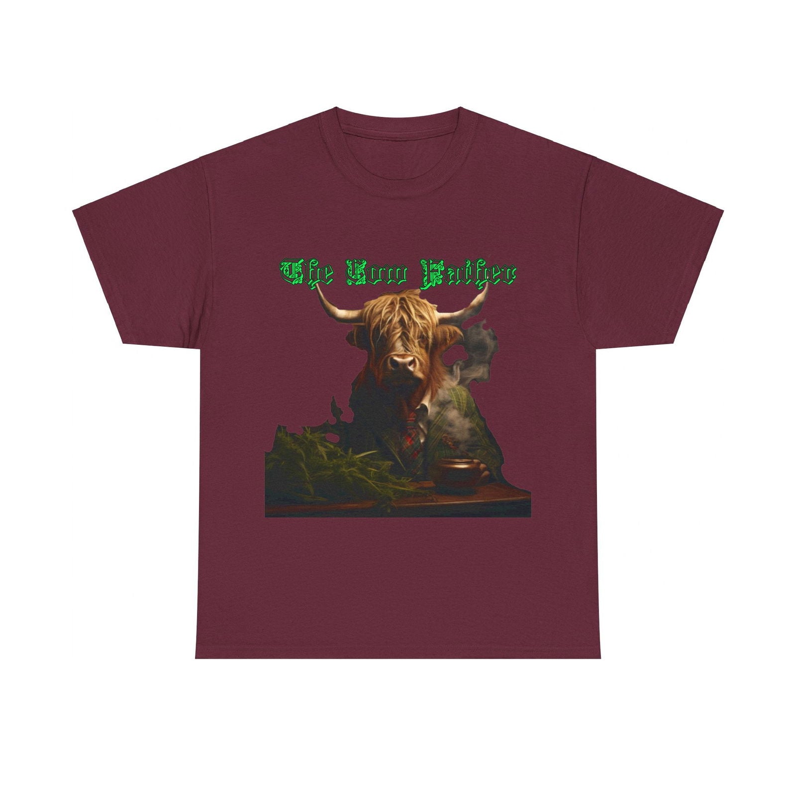 The Cow Father Unisex Heavy Cotton Tee - S-Mart Shop Smart Treasures