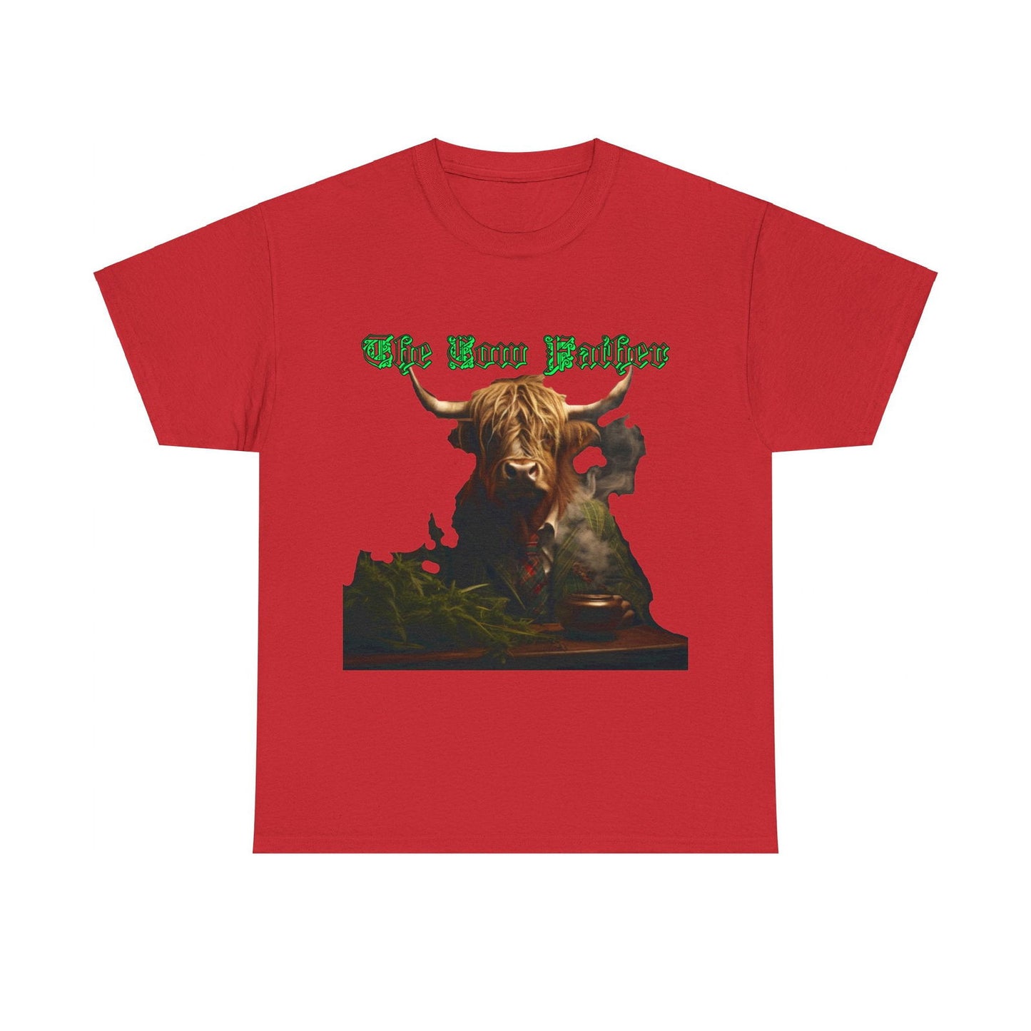 The Cow Father Unisex Heavy Cotton Tee - S-Mart Shop Smart Treasures