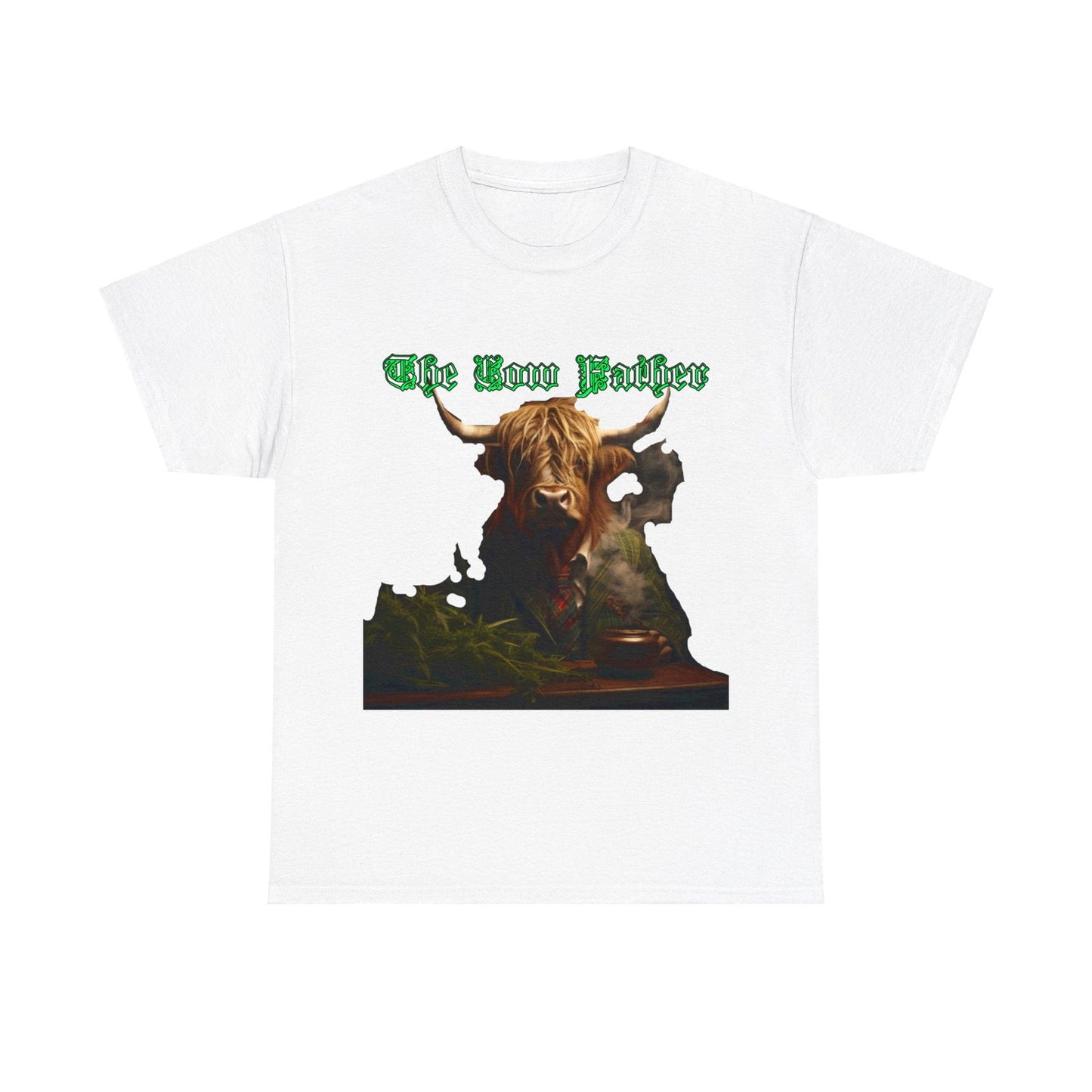 The Cow Father Unisex Heavy Cotton Tee - S-Mart Shop Smart Treasures