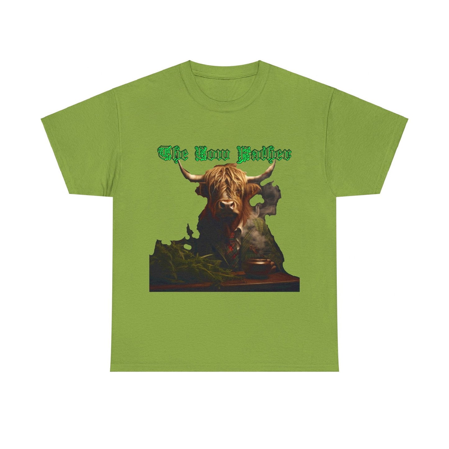 The Cow Father Unisex Heavy Cotton Tee - S-Mart Shop Smart Treasures