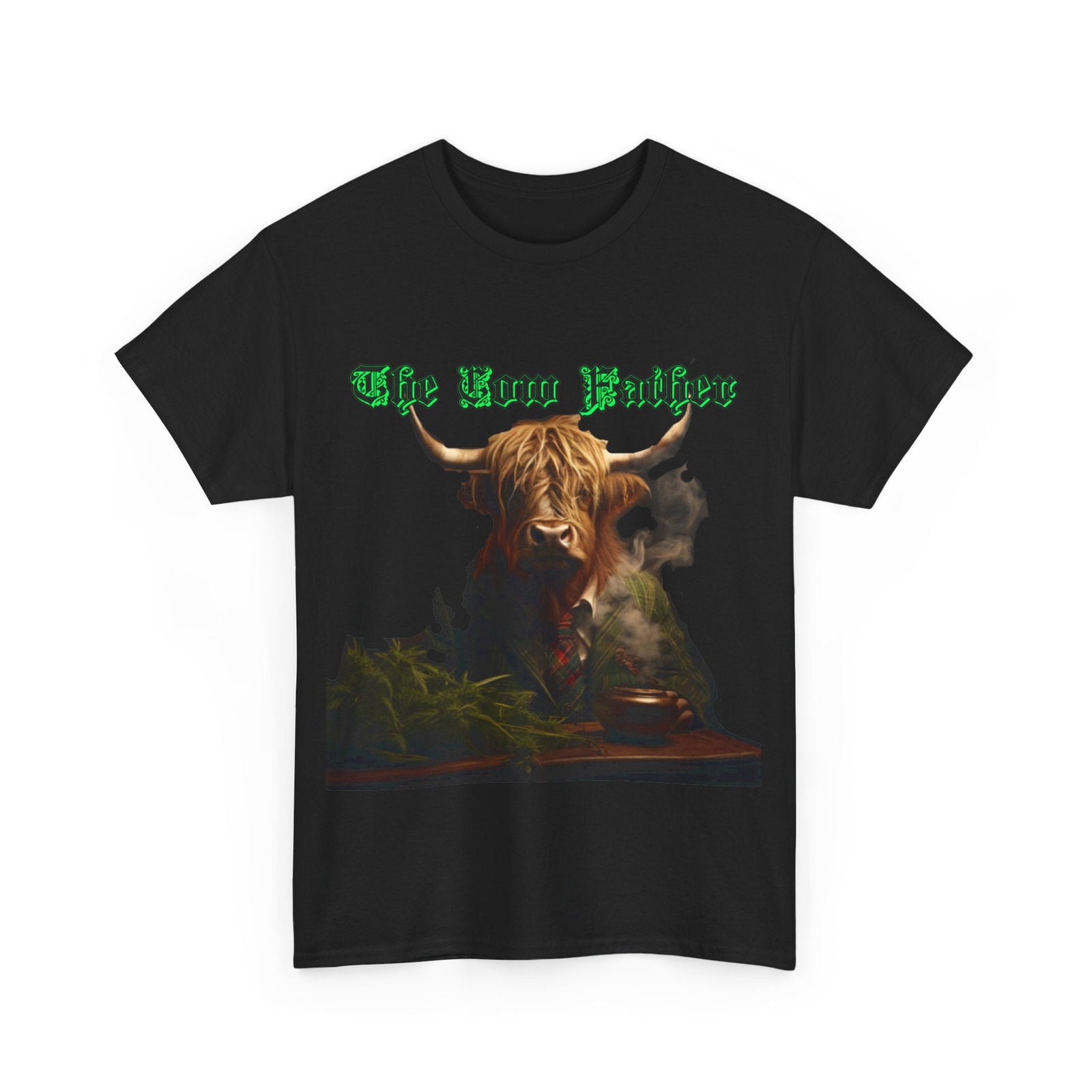The Cow Father Unisex Heavy Cotton Tee - S-Mart Shop Smart Treasures