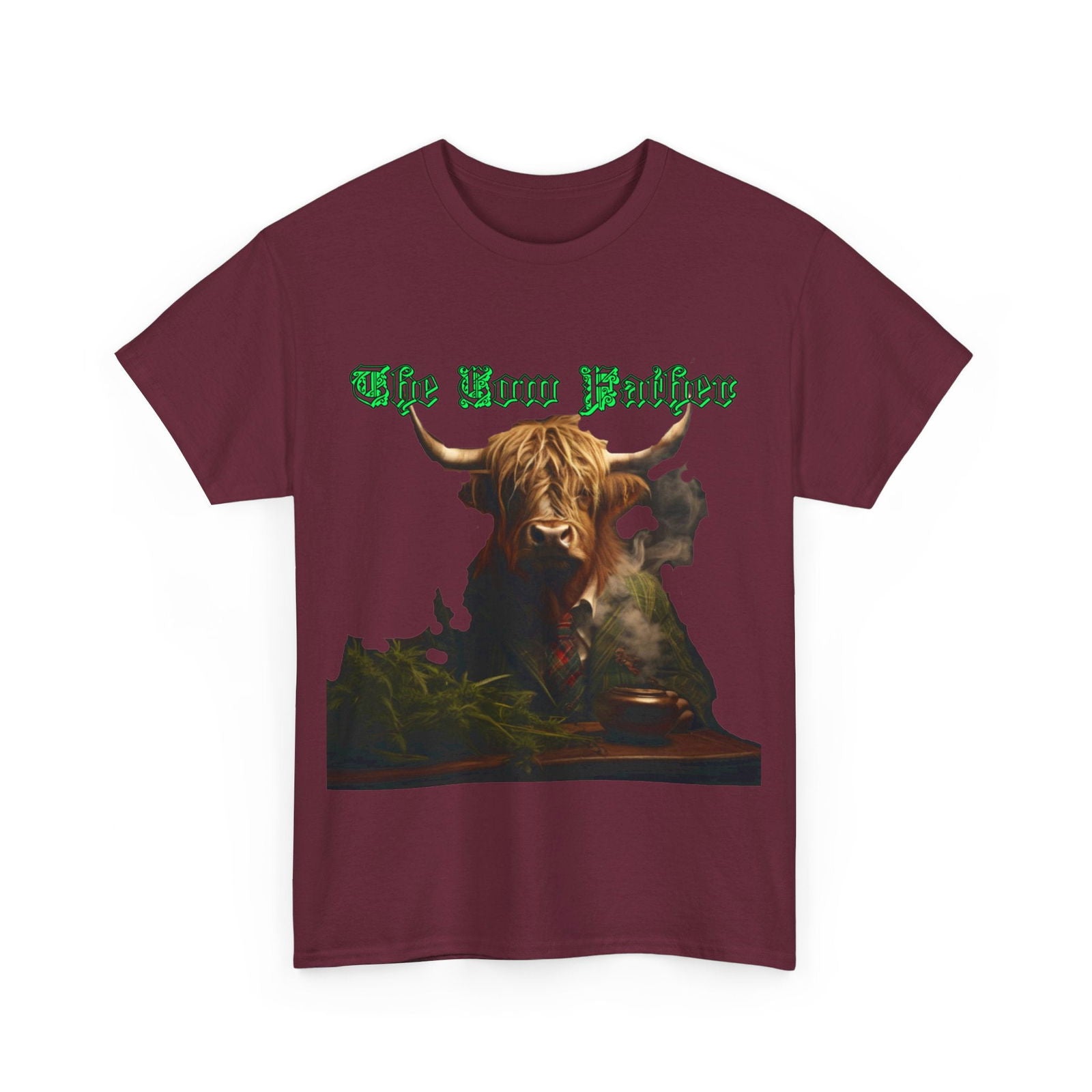 The Cow Father Unisex Heavy Cotton Tee - S-Mart Shop Smart Treasures