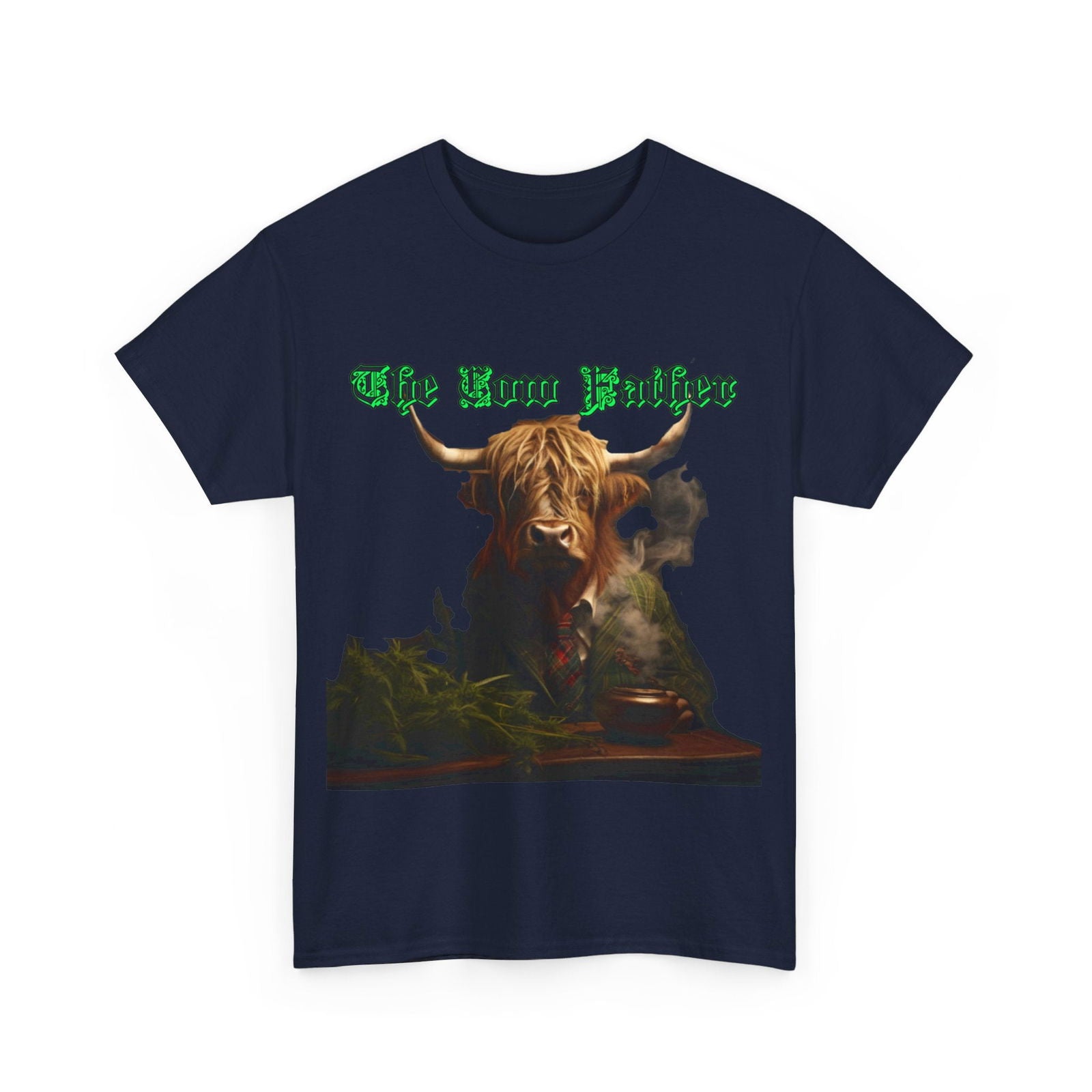 The Cow Father Unisex Heavy Cotton Tee - S-Mart Shop Smart Treasures