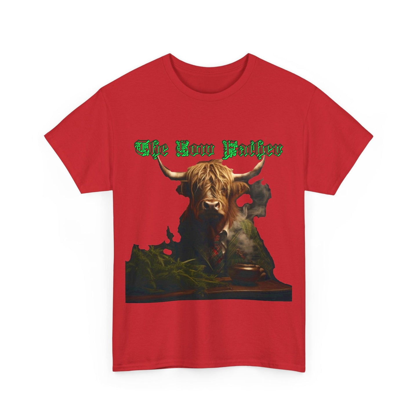 The Cow Father Unisex Heavy Cotton Tee - S-Mart Shop Smart Treasures
