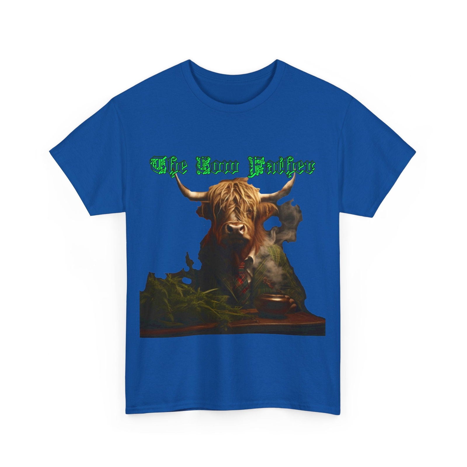 The Cow Father Unisex Heavy Cotton Tee - S-Mart Shop Smart Treasures