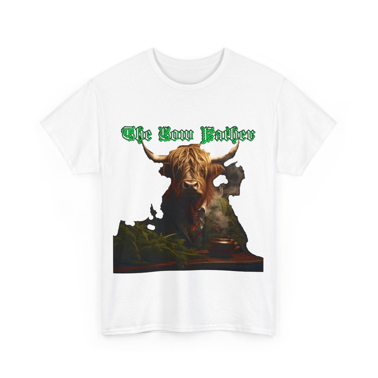 The Cow Father Unisex Heavy Cotton Tee - S-Mart Shop Smart Treasures