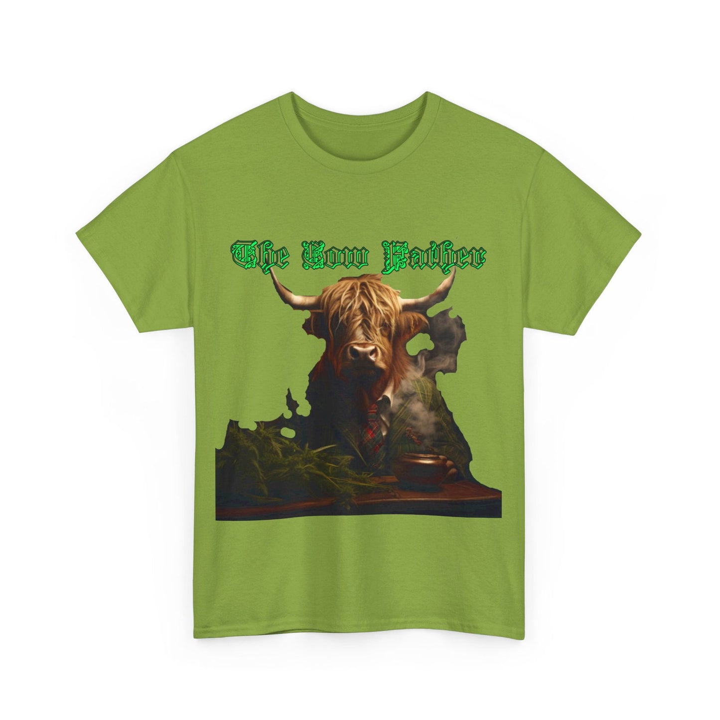 The Cow Father Unisex Heavy Cotton Tee - S-Mart Shop Smart Treasures