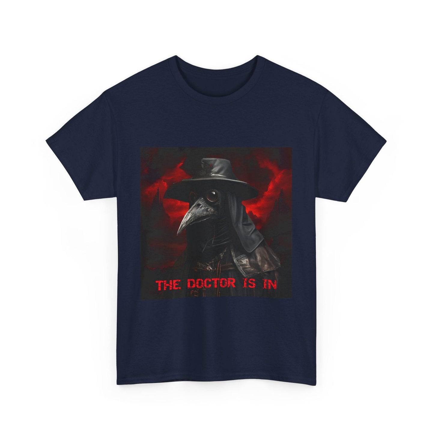 The Doctor Is In Plague Doctor Unisex Heavy Cotton Tee - S-Mart Shop Smart Treasures