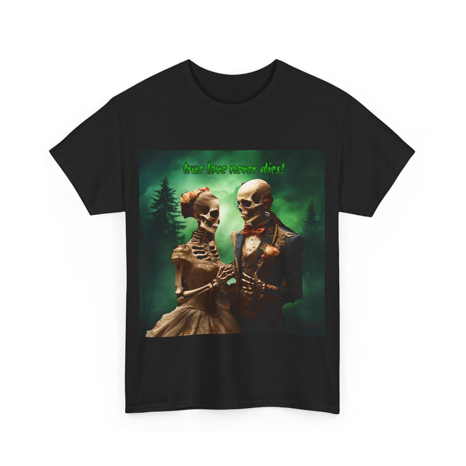 True Love Never Dies Unisex Heavy Cotton Tee - S-Mart Shop Smart Treasures