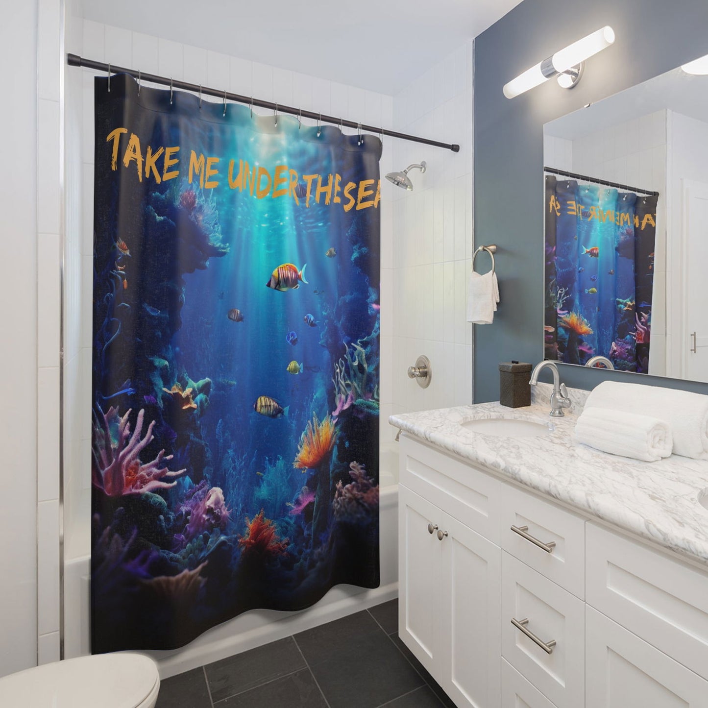 Under The Sea Shower Curtains - S-Mart Shop Smart Treasures