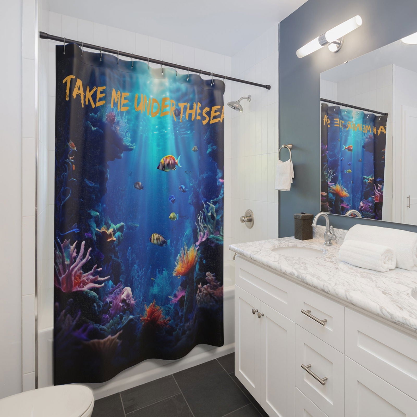 Under The Sea Shower Curtains - S-Mart Shop Smart Treasures