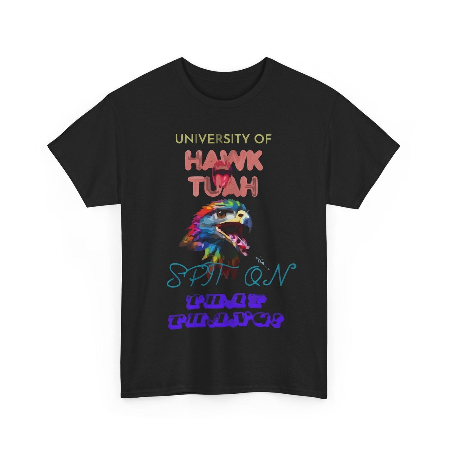 University Of Hawk Tuah Unisex Heavy Cotton Tee - S-Mart Shop Smart Treasures