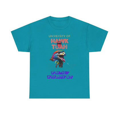 University Of Hawk Tuah Unisex Heavy Cotton Tee - S-Mart Shop Smart Treasures