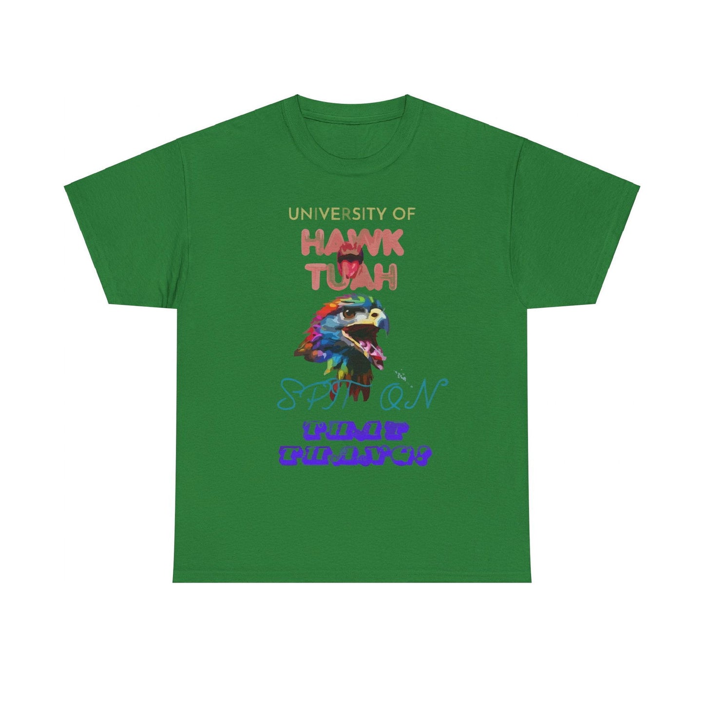 University Of Hawk Tuah Unisex Heavy Cotton Tee - S-Mart Shop Smart Treasures