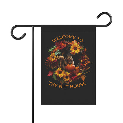 Welcome To The Nut House Garden & House Banner - S-Mart Shop Smart Treasures