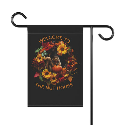 Welcome To The Nut House Garden & House Banner - S-Mart Shop Smart Treasures