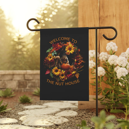 Welcome To The Nut House Garden & House Banner - S-Mart Shop Smart Treasures