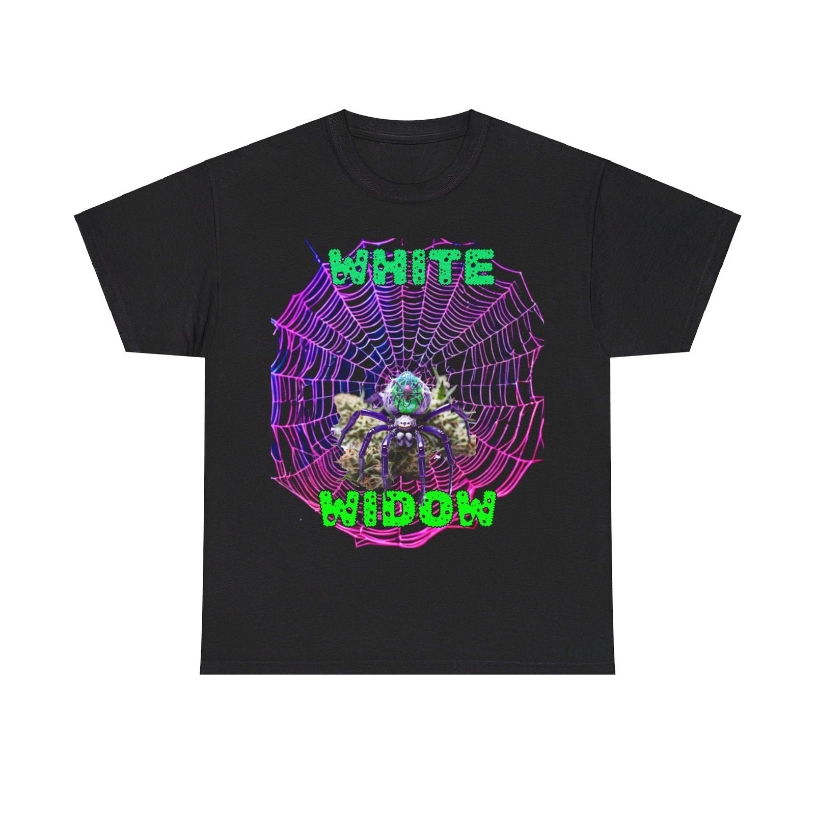 White Widow 420 Unisex Heavy Cotton Tee - S-Mart Shop Smart Treasures