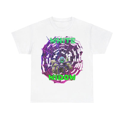 White Widow 420 Unisex Heavy Cotton Tee - S-Mart Shop Smart Treasures