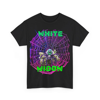 White Widow 420 Unisex Heavy Cotton Tee - S-Mart Shop Smart Treasures
