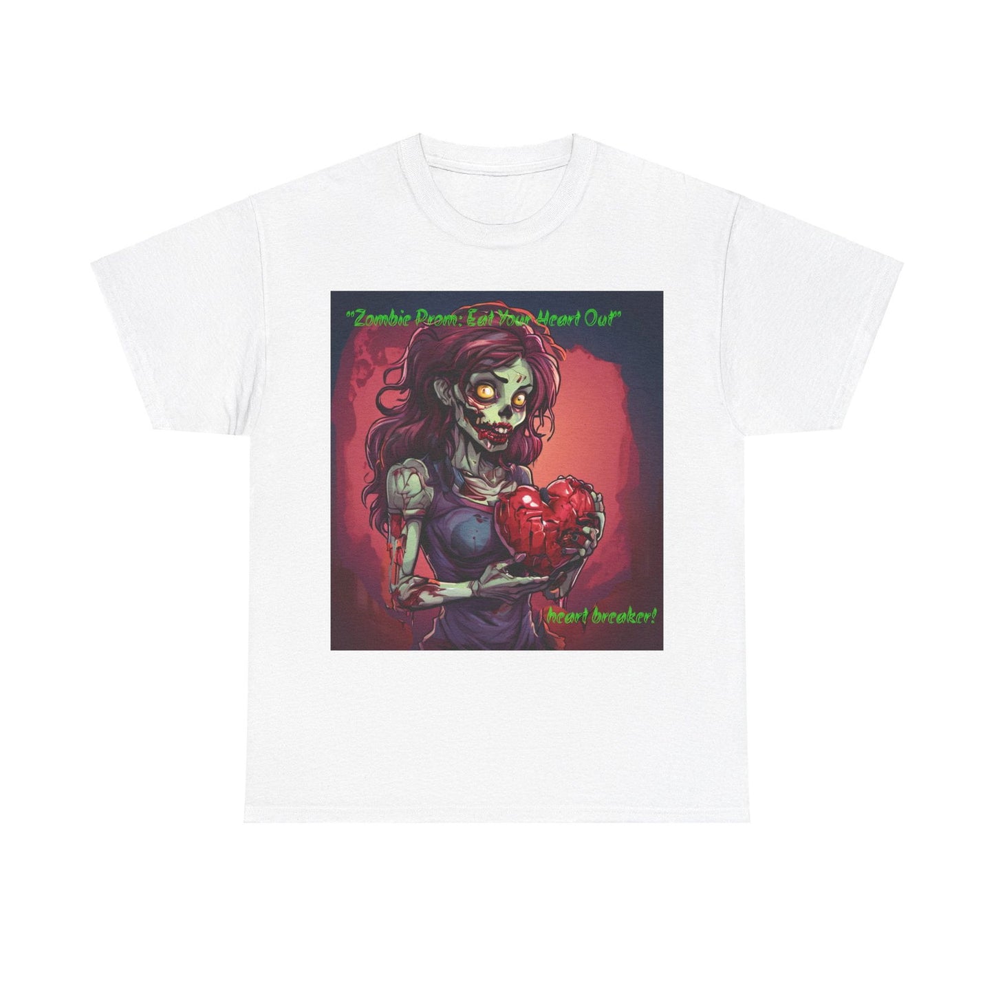 Zombie Prom Eat Your Heart Out Unisex Heavy Cotton Tee - S-Mart Shop Smart Treasures