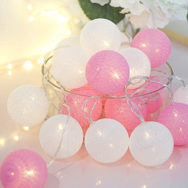 LED cotton ball lights