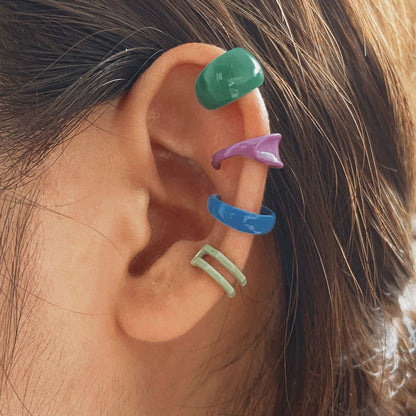 Creative Simple Non-pierced Ear Clip Five-piece Set