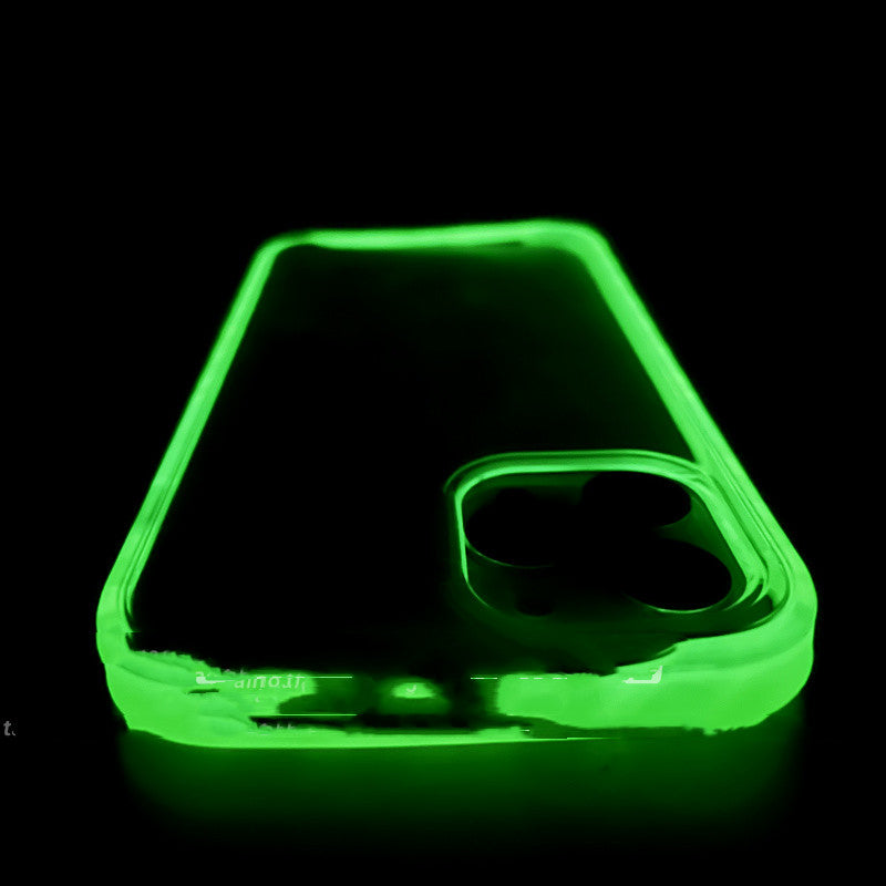 Glow-in-the-dark Green Candy Bezel Applies To The Phone Case