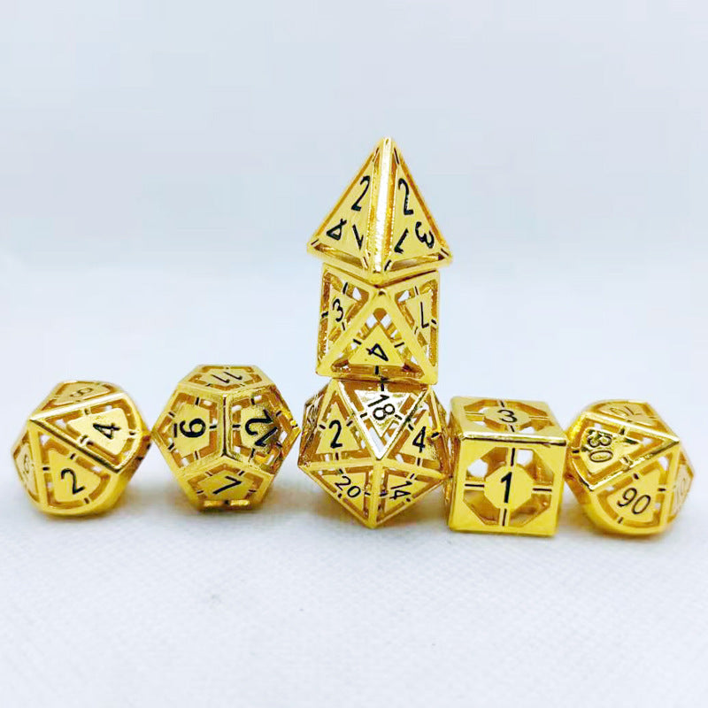 Fashion Black Word Hollow Dice