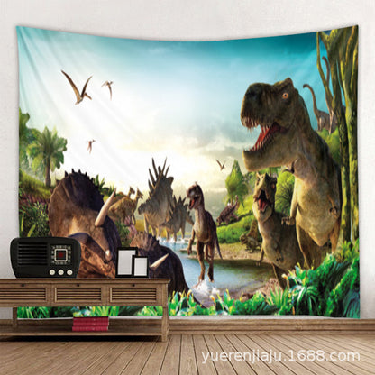 Dinosaur Wall Beach Carpet Cloth