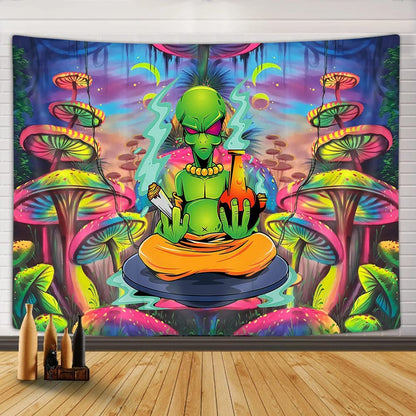 Hanging Alien Printed Background Cloth