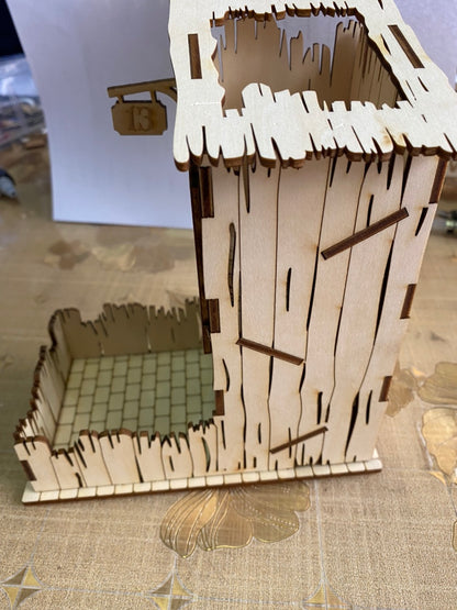 Dice Tower Broken House Castle