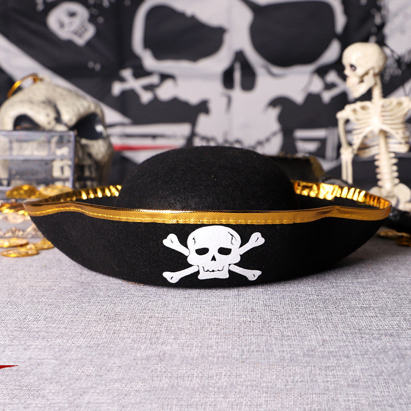 Party Performance Ball Props Pirate Captain Hat