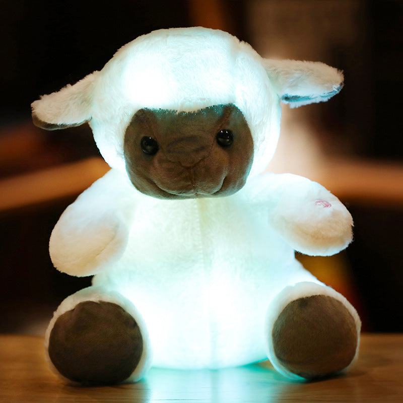 Led Light Up Teddy Bear Doll Pillow Light Up Plush Toy