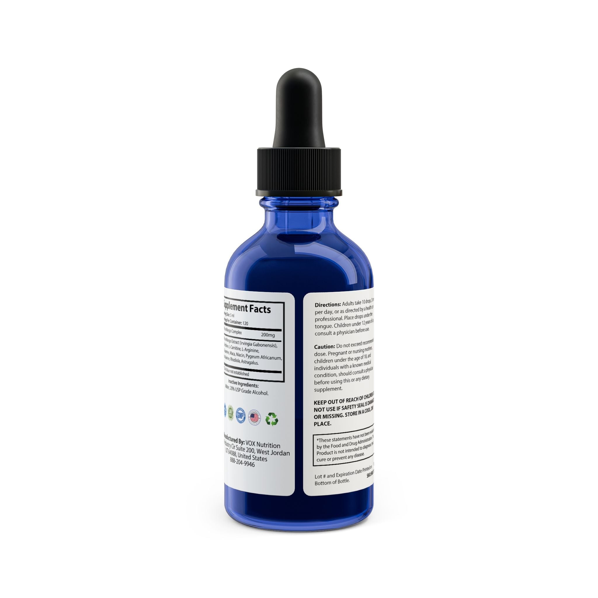 African Mango Drops Supplement (60ml, 2fl.oz) - S-Mart Shop Smart Treasures