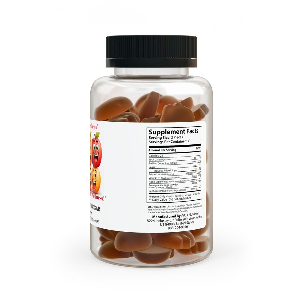 Apple Cider Vinegar Gummies (60 Gummies) - S - Mart Shop Smart Treasures