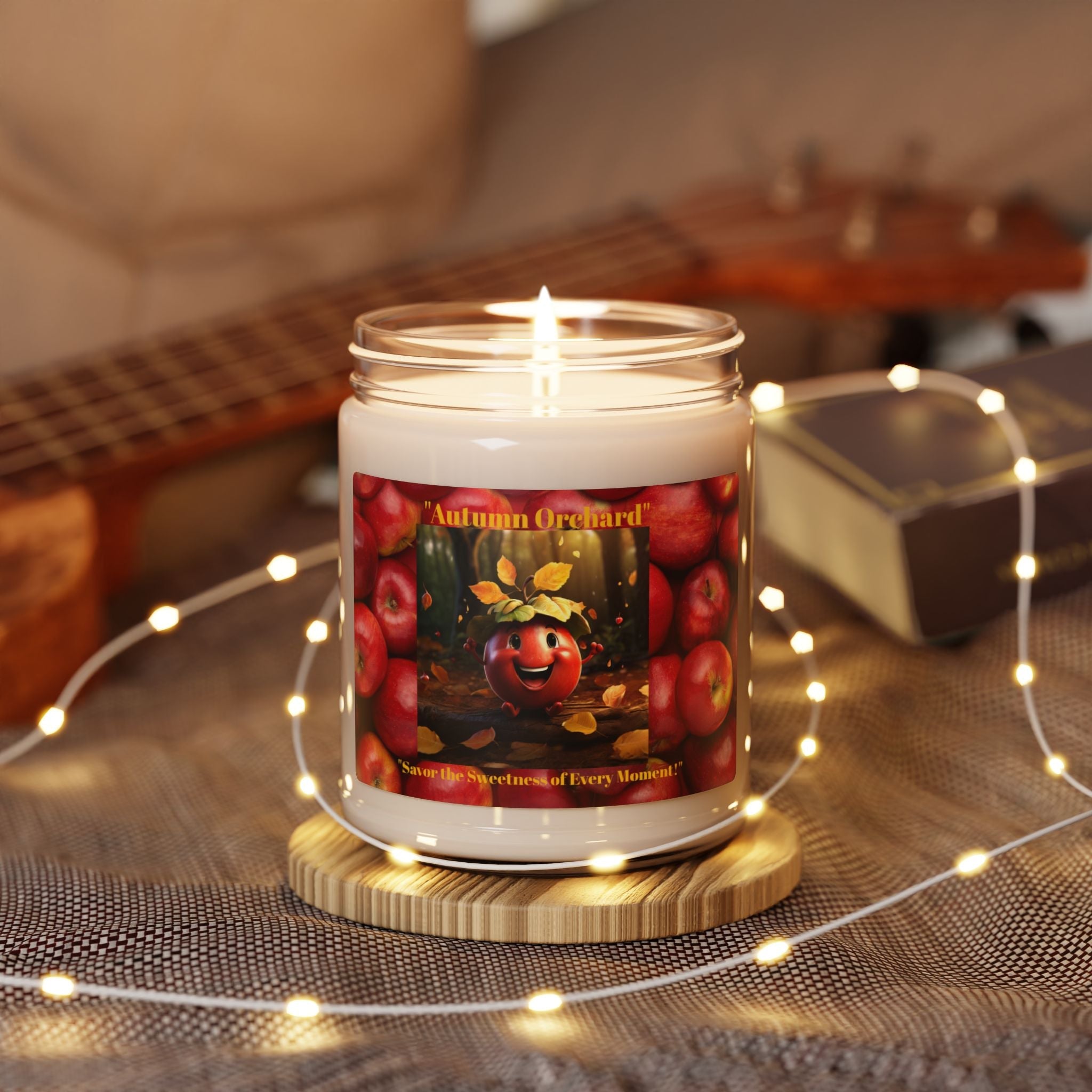 Autumn Orchard Scented Soy Candle - 9oz | Cozy Fall Vibes - S-Mart Shop Smart Treasures
