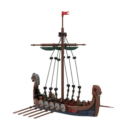 Plastic Pirate Ship Model Toy