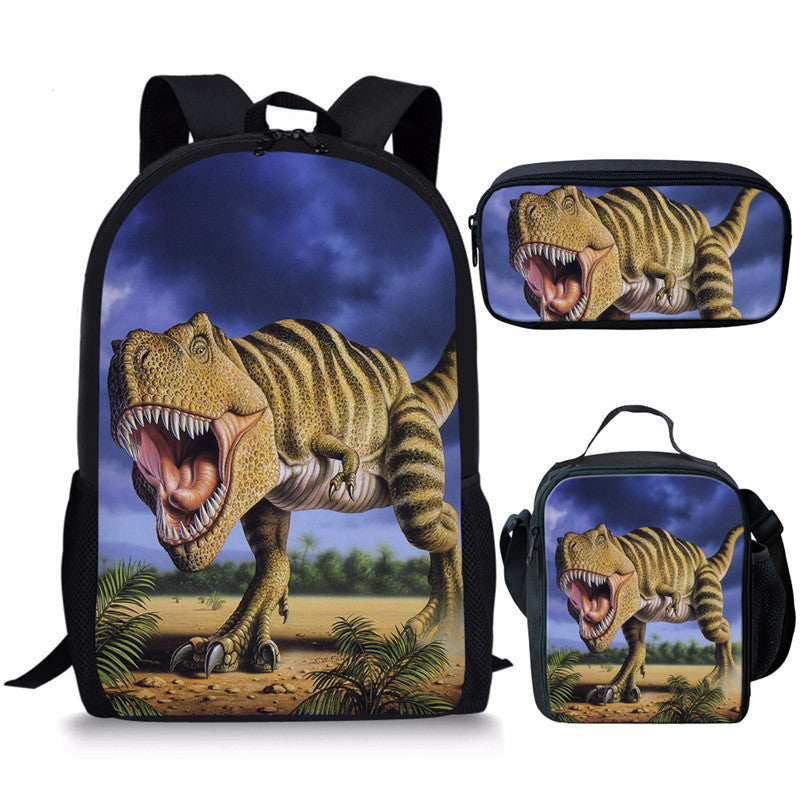 Backpack Dinosaur Schoolbag Children's Meal Bag