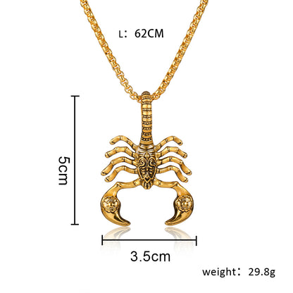 Fashion Glow Poison Scorpion Pendant