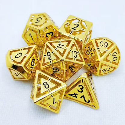 Fashion Black Word Hollow Dice