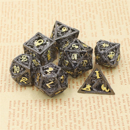 Hollow Dice Pure Copper Electroplating Dice DND Dragon And Dungeons Running Group Metal Dice