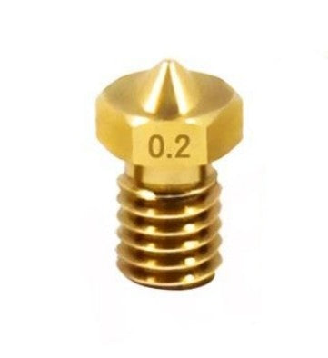 3D Printer E3D Nozzle Smooth Brass Nozzle M6 Threaded Brass Parts