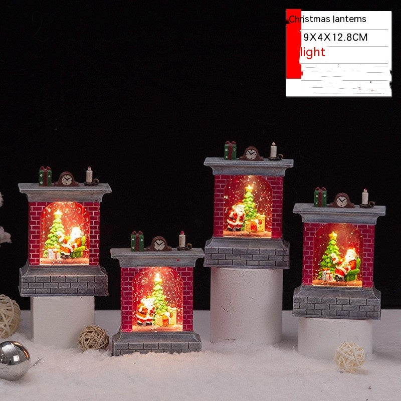 Christmas Decoration Candle Light Desktop