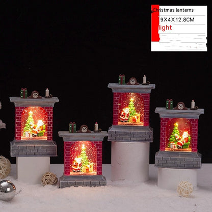 Christmas Decoration Candle Light Desktop