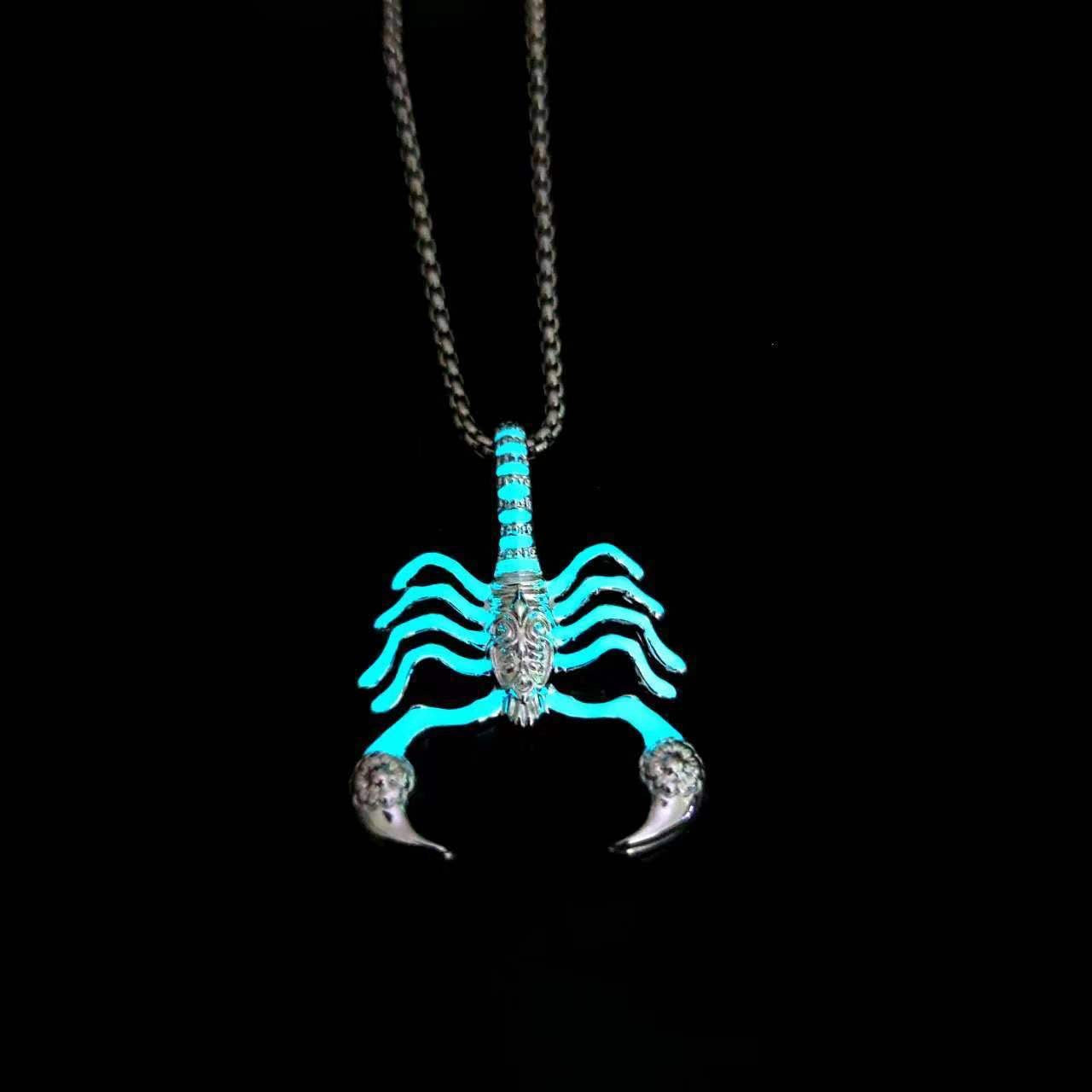 Glow Scorpion Necklace Men's And Women's Fashion