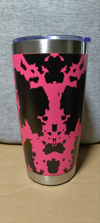 Laser Leopard Print Stainless Steel Insulated Mug